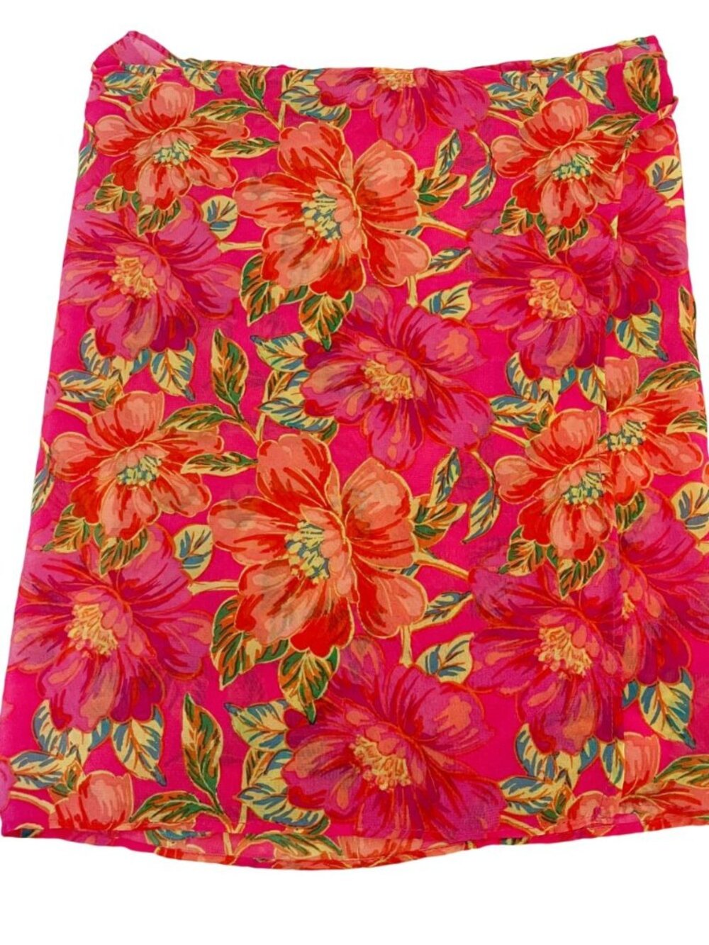 Beach Riot Melanie Sarong Pink Tropical Floral Swim Cover Up - One Size